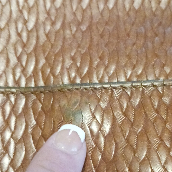 Brown Leather Round Bag - Picture 11 of 16